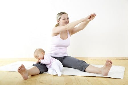 физические упражнения у кормящей мамы
